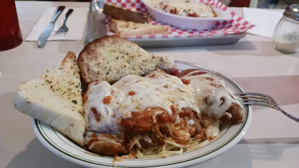 Chicken Parmigiana with Pasta