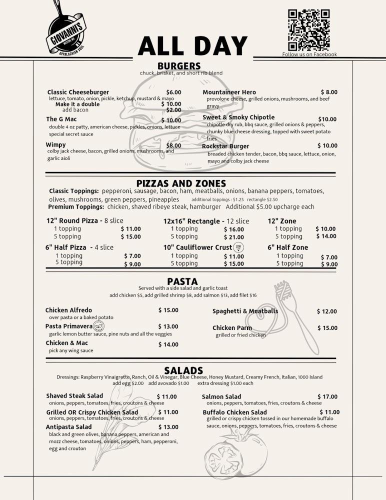 Giovanni's of Weston Menu image 3